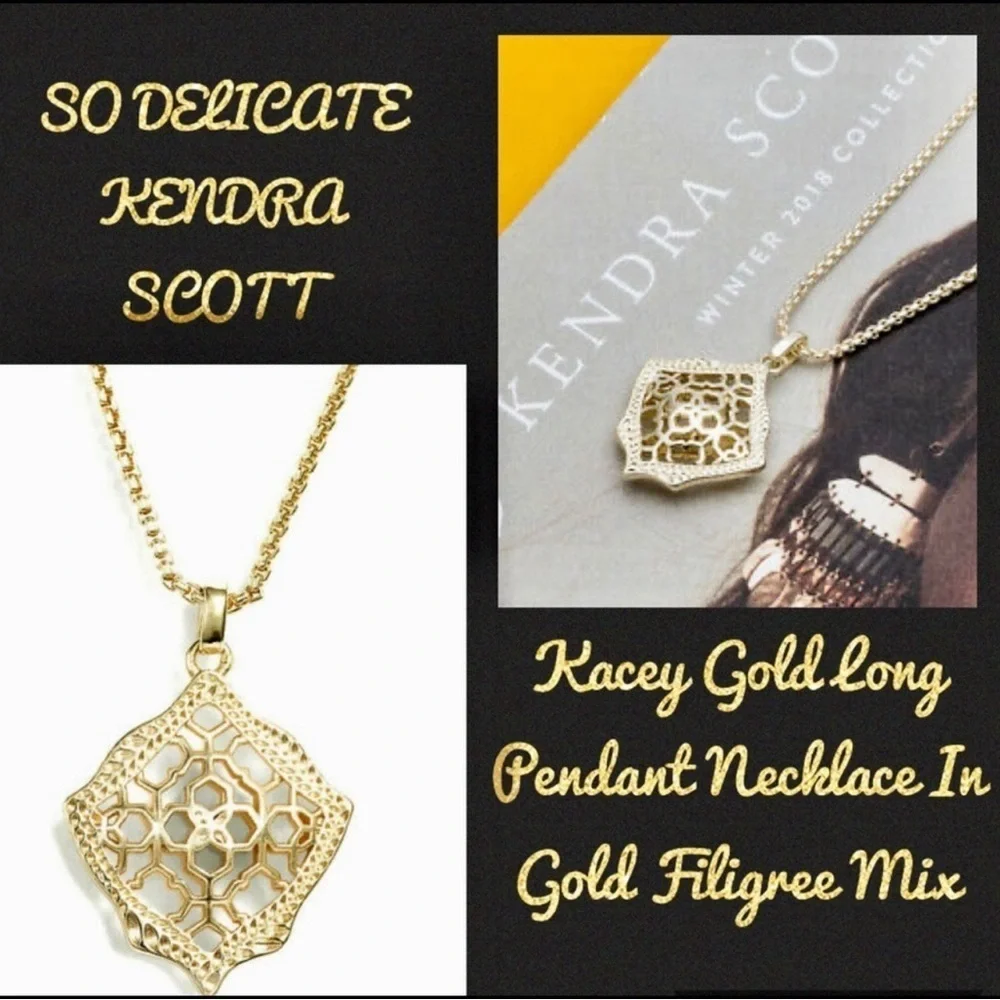 🔥🔥 Authentic Kendra Scott Delicate Statement Necklace And Earrings Set